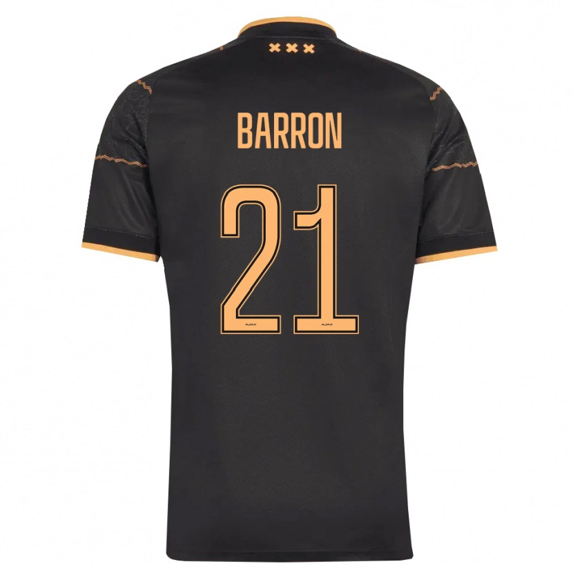 Danxen Damen Eternal Barron #21 Schwarz Orange Auswärtstrikot Trikot 2026/27 T-Shirt Österreich