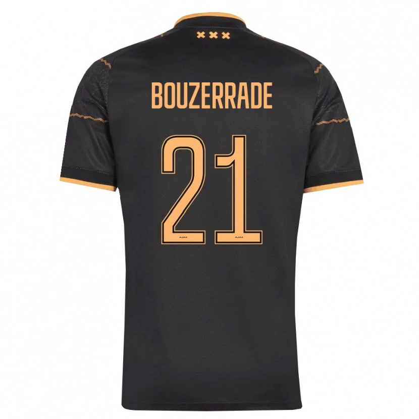 Danxen Damen Zaina Bouzerrade #21 Schwarz Orange Auswärtstrikot Trikot 2026/27 T-Shirt Österreich