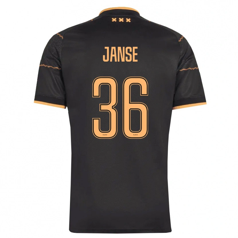 Danxen Damen Dies Janse #36 Schwarz Orange Auswärtstrikot Trikot 2026/27 T-Shirt Österreich