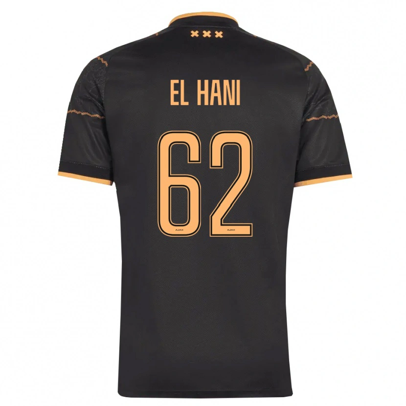 Danxen Damen Aymean El Hani #62 Schwarz Orange Auswärtstrikot Trikot 2026/27 T-Shirt Österreich