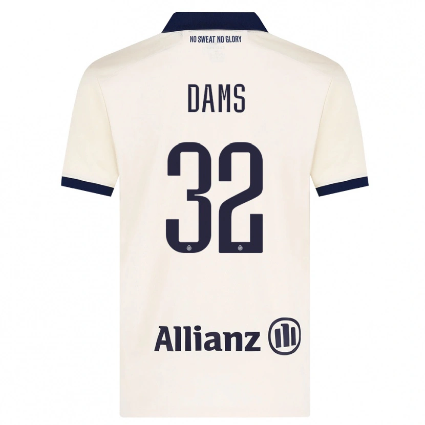 Danxen Damen Matteo Dams #32 Beige Schwarz Auswärtstrikot Trikot 2026/27 T-Shirt Österreich