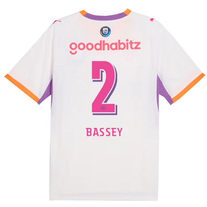 Danxen Damen Essien Bassey #2 Weiß Violett Orange Auswärtstrikot Trikot 2026/27 T-Shirt Österreich