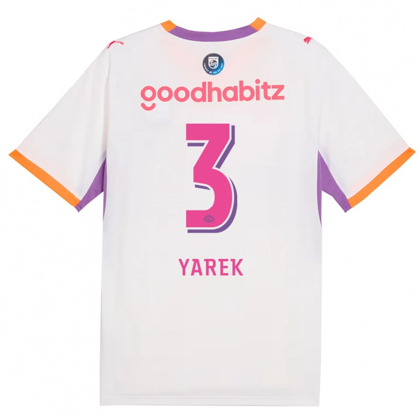 Danxen Damen Yarek Gasiorowski #3 Weiß Violett Orange Auswärtstrikot Trikot 2026/27 T-Shirt Österreich
