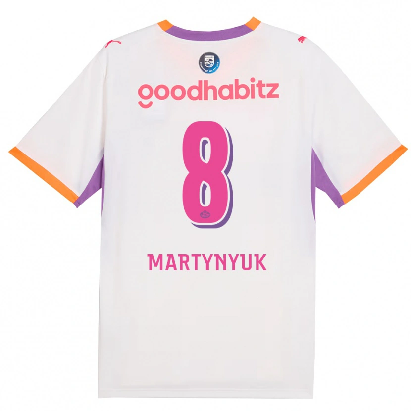 Danxen Damen Anton Martynyuk #8 Weiß Violett Orange Auswärtstrikot Trikot 2026/27 T-Shirt Österreich