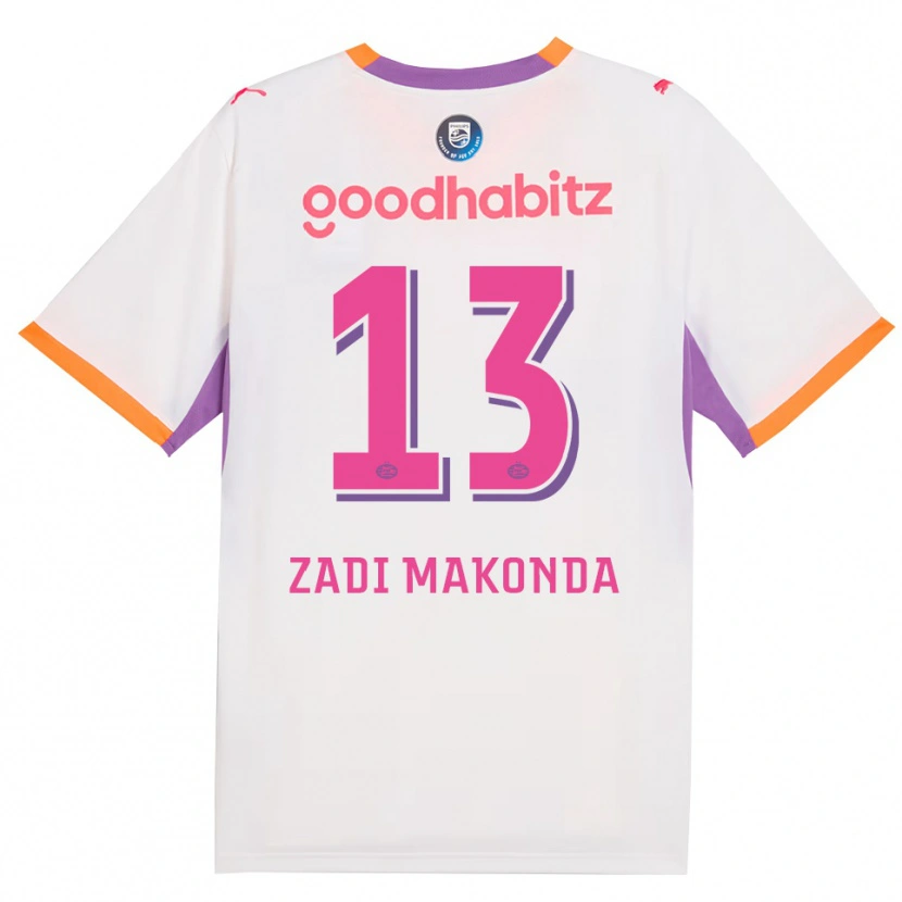 Danxen Damen David Zadi Makonda #13 Weiß Violett Orange Auswärtstrikot Trikot 2026/27 T-Shirt Österreich