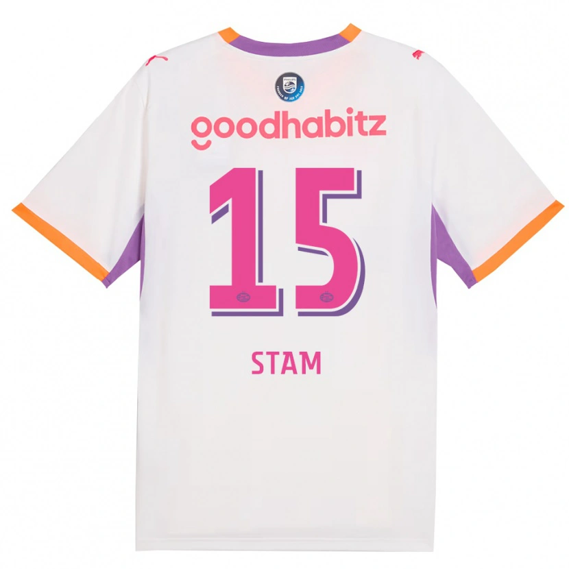Danxen Damen Dyran Stam #15 Weiß Violett Orange Auswärtstrikot Trikot 2026/27 T-Shirt Österreich