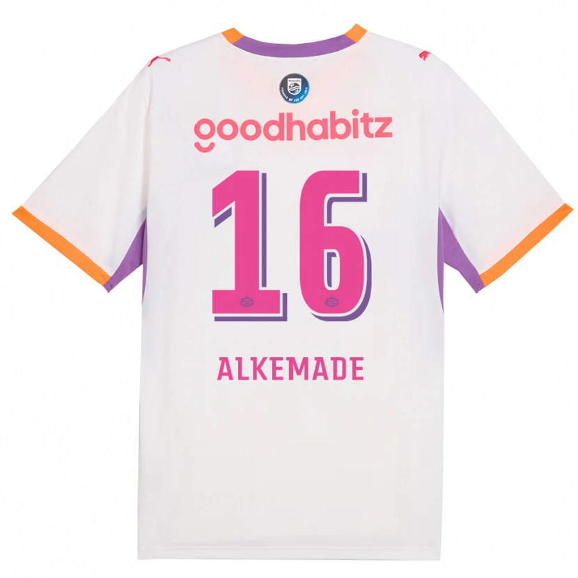 Danxen Damen Lisan Alkemade #16 Weiß Violett Orange Auswärtstrikot Trikot 2026/27 T-Shirt Österreich