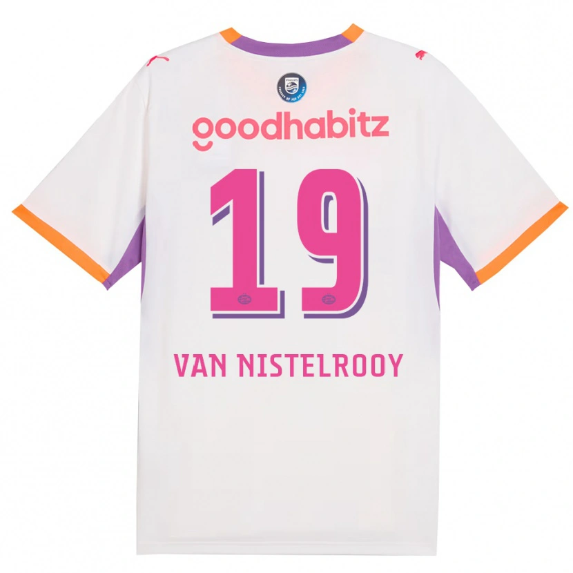 Danxen Damen Liam Van Nistelrooy #19 Weiß Violett Orange Auswärtstrikot Trikot 2026/27 T-Shirt Österreich