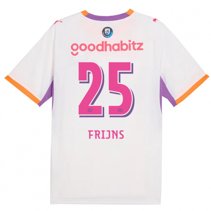 Danxen Damen Emma Frijns #25 Weiß Violett Orange Auswärtstrikot Trikot 2026/27 T-Shirt Österreich