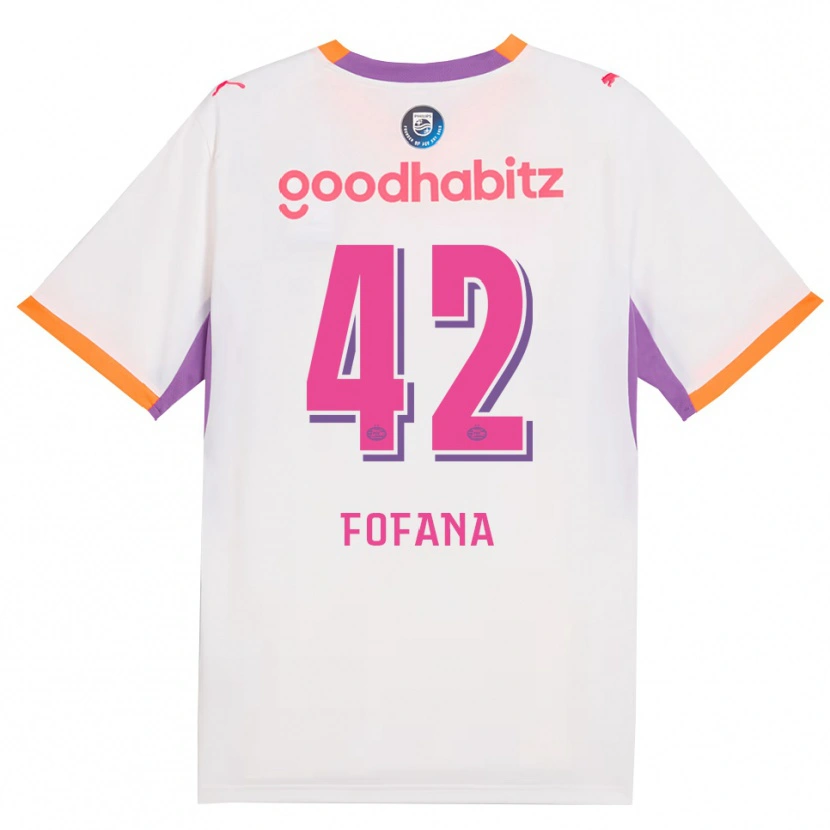 Danxen Damen Fode Fofana #42 Weiß Violett Orange Auswärtstrikot Trikot 2026/27 T-Shirt Österreich