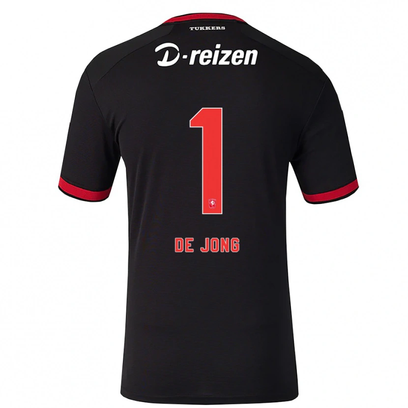 Danxen Damen Danielle De Jong #1 Rot Weiß Schwarz Auswärtstrikot Trikot 2026/27 T-Shirt Österreich