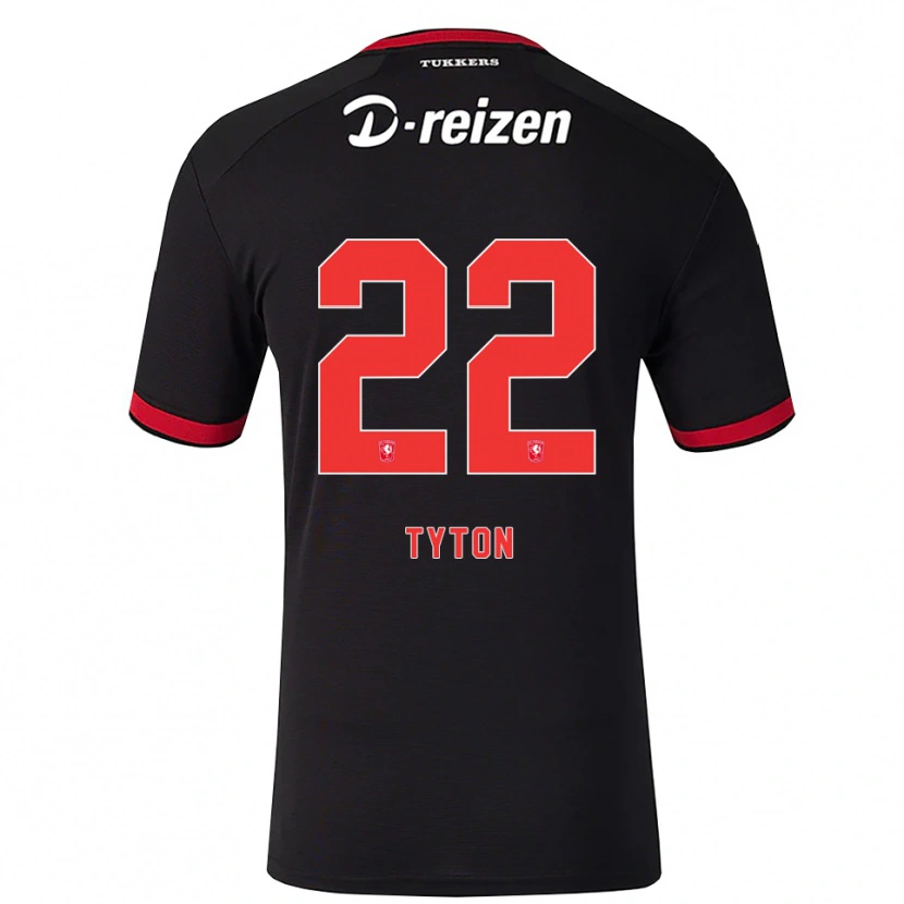 Danxen Damen Przemyslaw Tyton #22 Rot Weiß Schwarz Auswärtstrikot Trikot 2026/27 T-Shirt Österreich