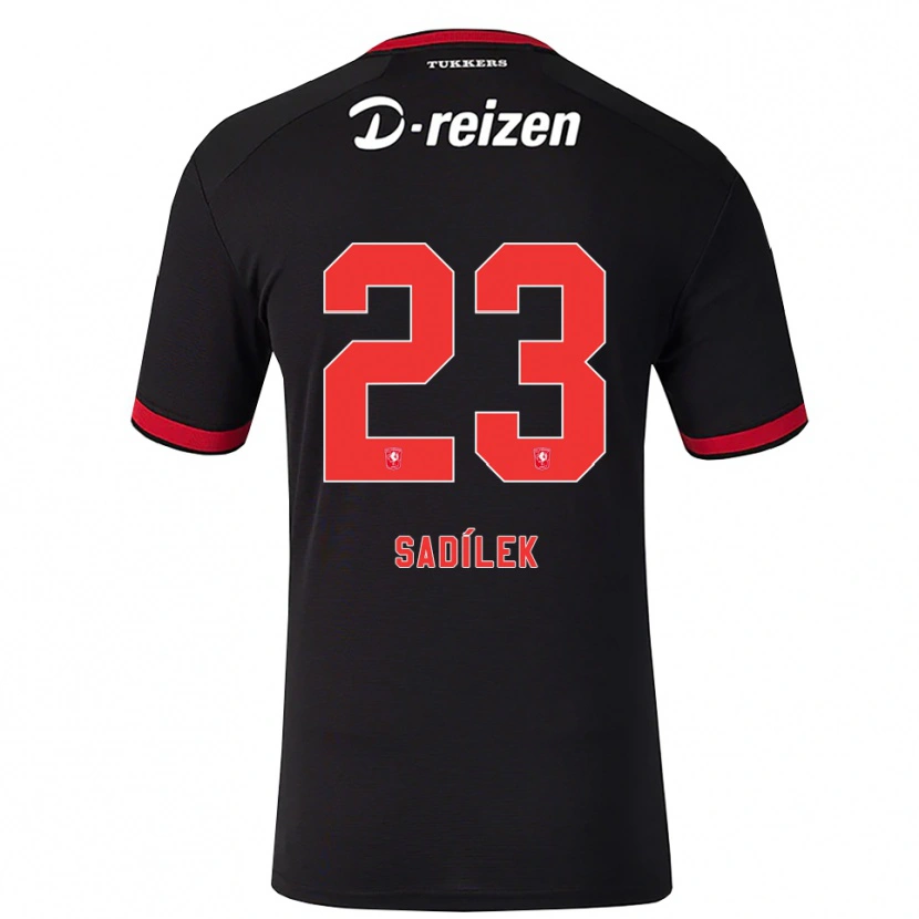 Danxen Damen Michal Sadilek #23 Rot Weiß Schwarz Auswärtstrikot Trikot 2026/27 T-Shirt Österreich
