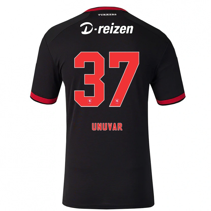 Danxen Damen Naci Ünüvar #37 Rot Weiß Schwarz Auswärtstrikot Trikot 2026/27 T-Shirt Österreich