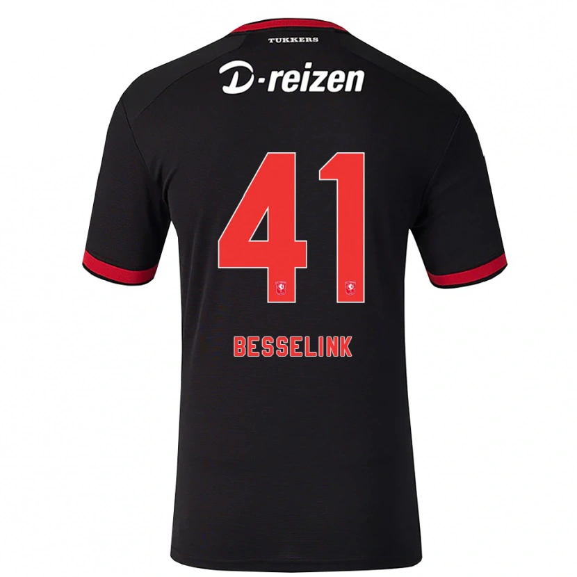 Danxen Damen Gijs Besselink #41 Rot Weiß Schwarz Auswärtstrikot Trikot 2026/27 T-Shirt Österreich