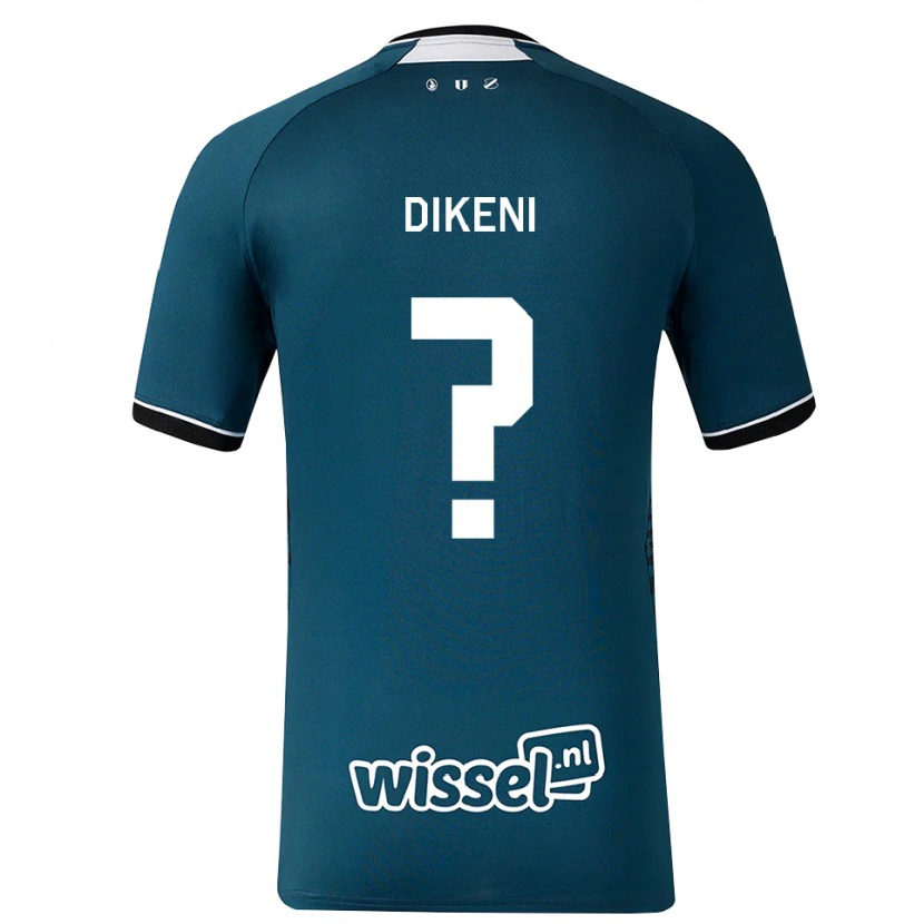 Danxen Damen Youssif Dikeni #0 Dunkelschiefergrau Weiß Auswärtstrikot Trikot 2026/27 T-Shirt Österreich