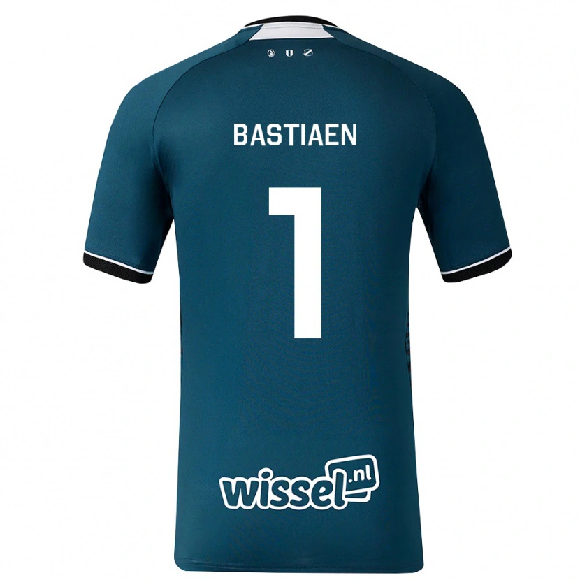 Danxen Damen Femke Bastiaen #1 Dunkelschiefergrau Weiß Auswärtstrikot Trikot 2026/27 T-Shirt Österreich