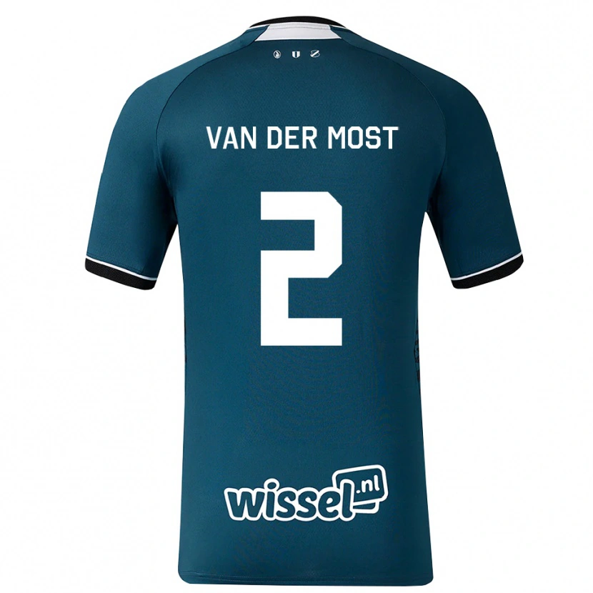 Danxen Damen Liza Van Der Most #2 Dunkelschiefergrau Weiß Auswärtstrikot Trikot 2026/27 T-Shirt Österreich