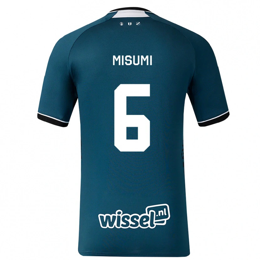 Danxen Damen Noë Misumi #6 Dunkelschiefergrau Weiß Auswärtstrikot Trikot 2026/27 T-Shirt Österreich