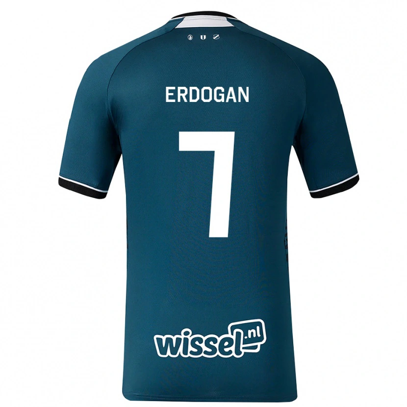 Danxen Damen Talha Erdogan #7 Dunkelschiefergrau Weiß Auswärtstrikot Trikot 2026/27 T-Shirt Österreich