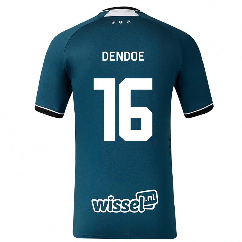 Danxen Damen Tyrell Dendoe #16 Dunkelschiefergrau Weiß Auswärtstrikot Trikot 2026/27 T-Shirt Österreich