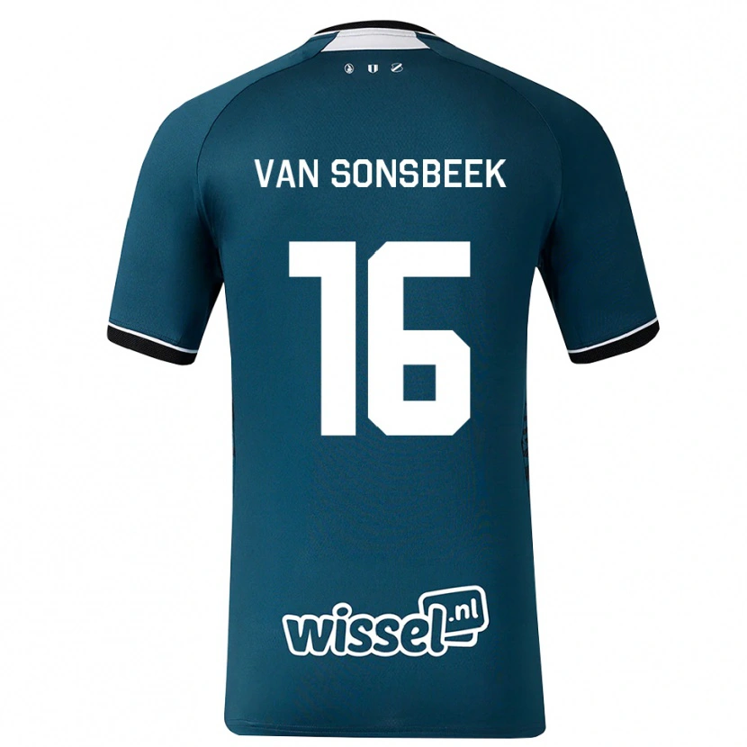 Danxen Damen Quint Van Sonsbeek #16 Dunkelschiefergrau Weiß Auswärtstrikot Trikot 2026/27 T-Shirt Österreich