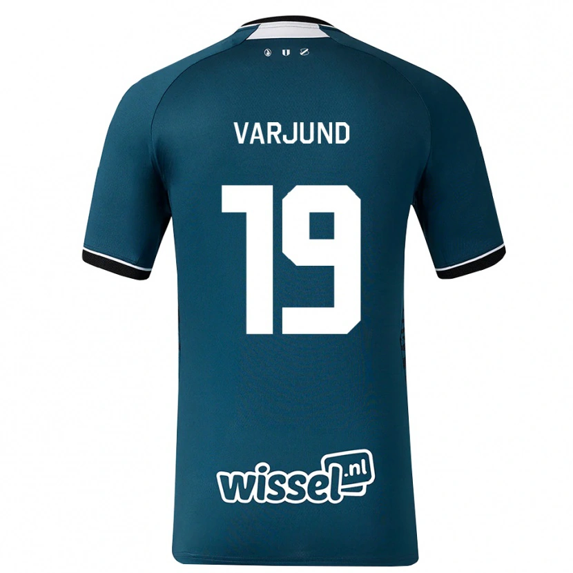 Danxen Damen Tony Varjund #19 Dunkelschiefergrau Weiß Auswärtstrikot Trikot 2026/27 T-Shirt Österreich