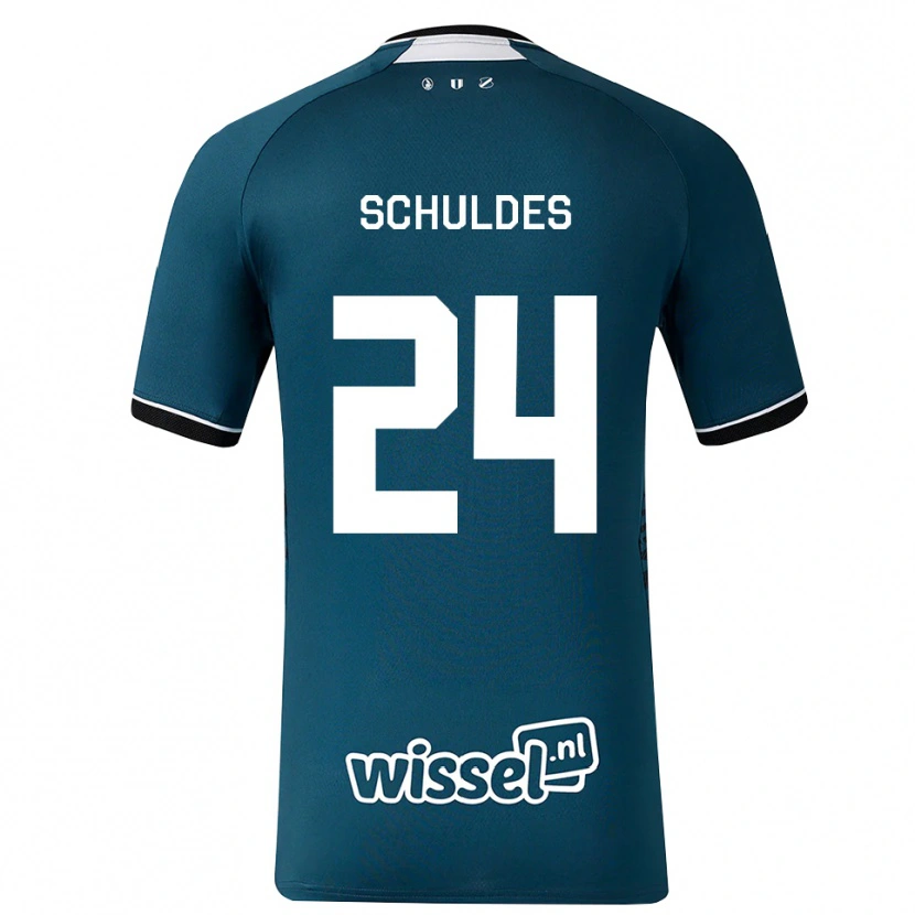 Danxen Damen Jamie Schuldes #24 Dunkelschiefergrau Weiß Auswärtstrikot Trikot 2026/27 T-Shirt Österreich