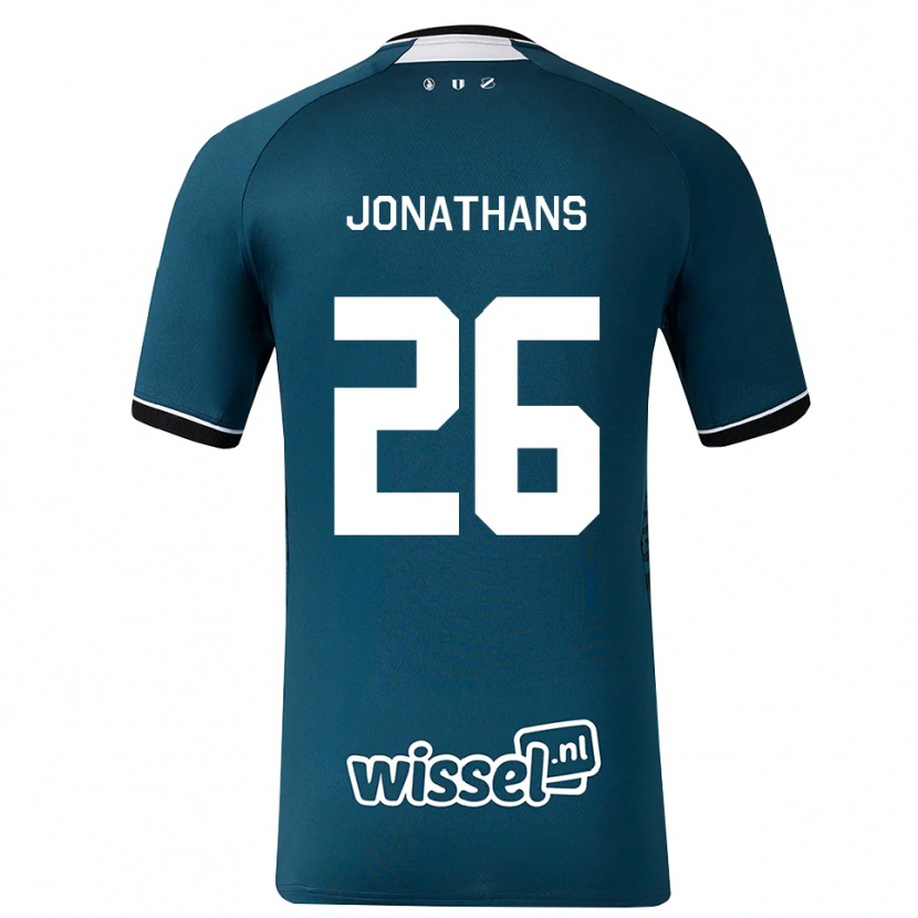 Danxen Damen Miliano Jonathans #26 Dunkelschiefergrau Weiß Auswärtstrikot Trikot 2026/27 T-Shirt Österreich