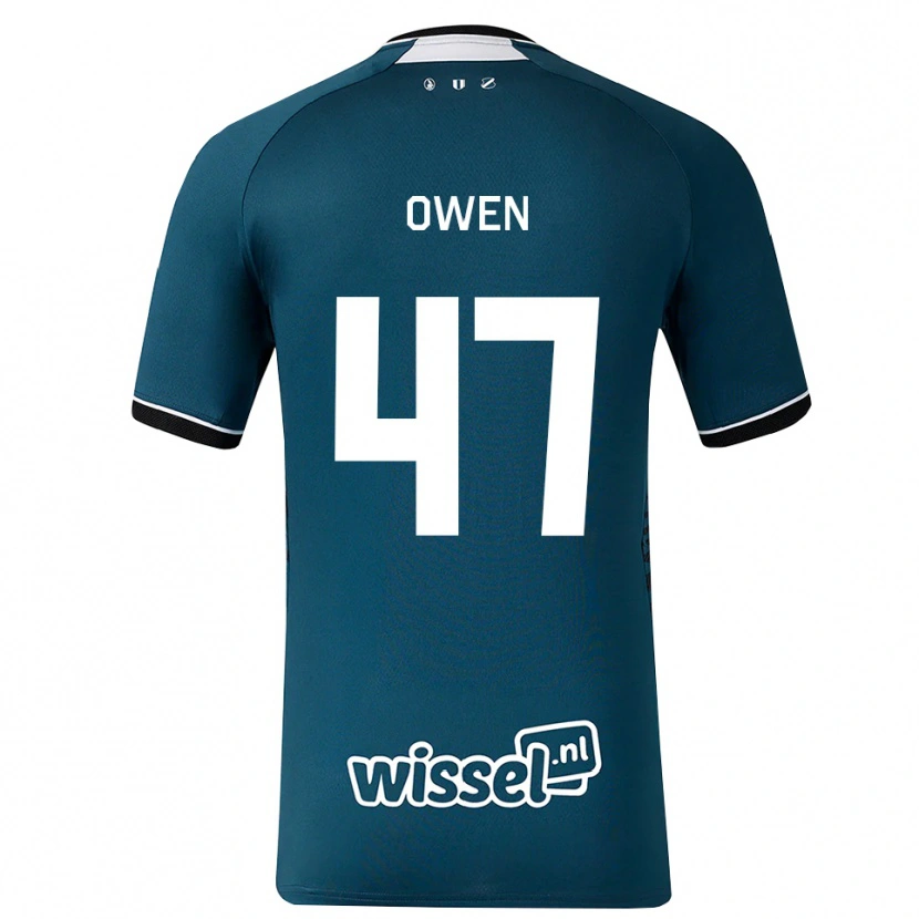 Danxen Damen Emmanuel Chigozie Owen #47 Dunkelschiefergrau Weiß Auswärtstrikot Trikot 2026/27 T-Shirt Österreich