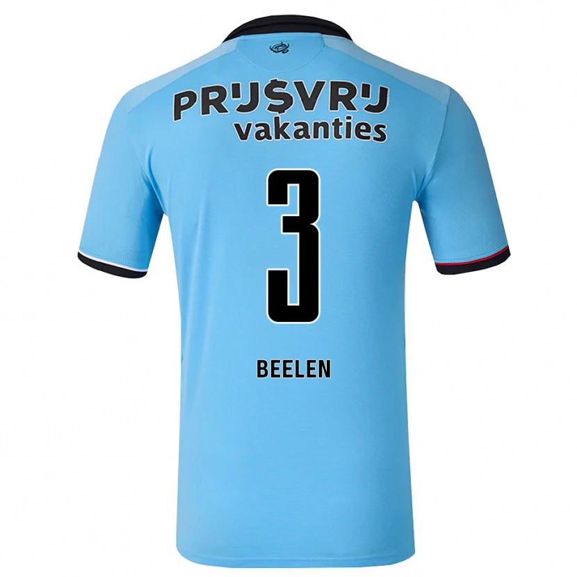 Danxen Damen Thomas Beelen #3 Tiefhimmelblau Schwarz Rot Auswärtstrikot Trikot 2026/27 T-Shirt Österreich