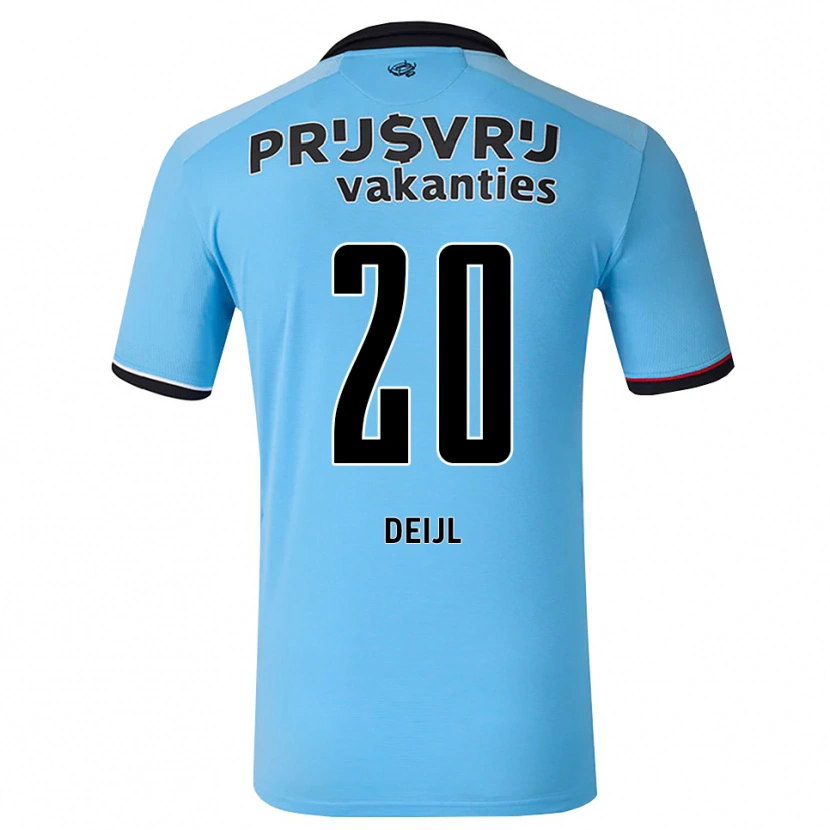 Danxen Damen Mats Deijl #20 Tiefhimmelblau Schwarz Rot Auswärtstrikot Trikot 2026/27 T-Shirt Österreich