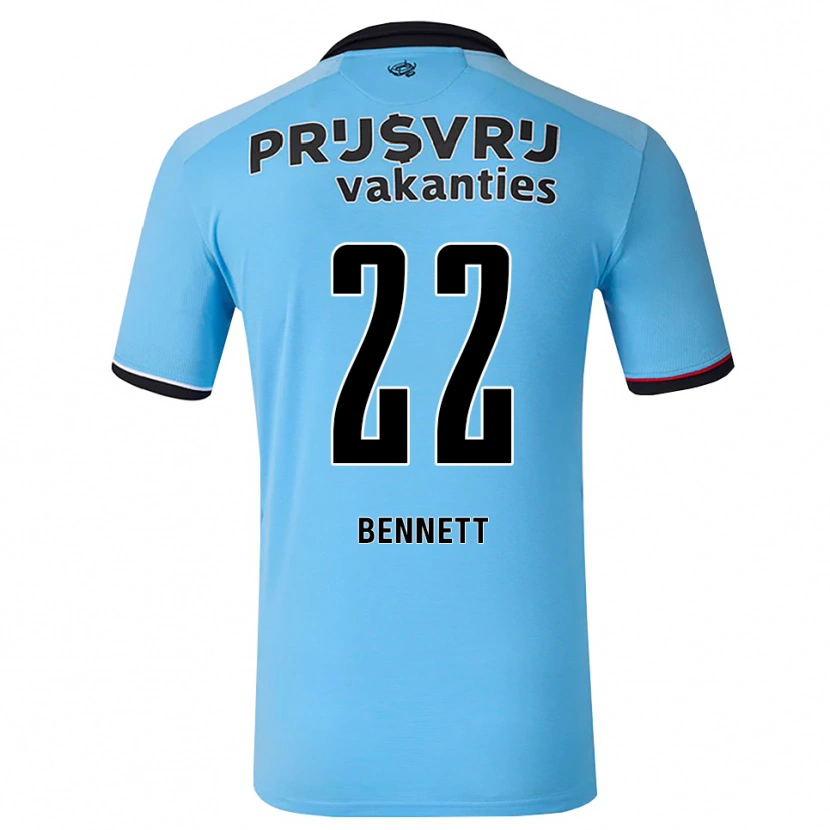Danxen Damen Walter Bennett #22 Tiefhimmelblau Schwarz Rot Auswärtstrikot Trikot 2026/27 T-Shirt Österreich