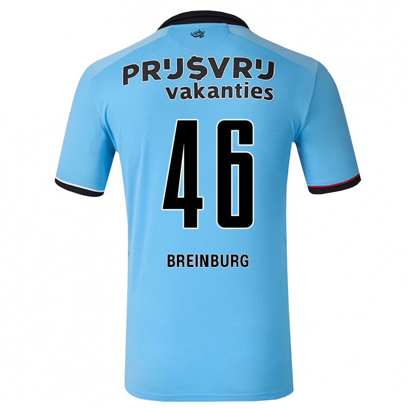 Danxen Damen Rainey Breinburg #46 Tiefhimmelblau Schwarz Rot Auswärtstrikot Trikot 2026/27 T-Shirt Österreich