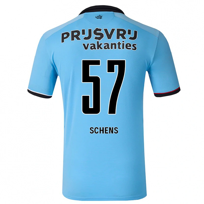 Danxen Damen Twan Schens #57 Tiefhimmelblau Schwarz Rot Auswärtstrikot Trikot 2026/27 T-Shirt Österreich
