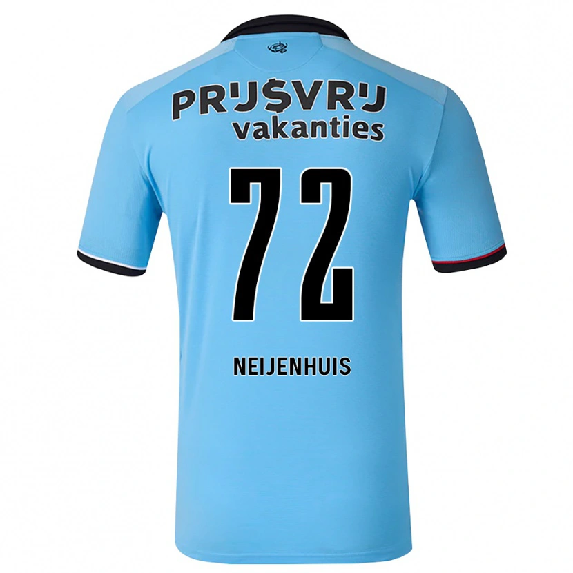 Danxen Damen Kelvin Neijenhuis #72 Tiefhimmelblau Schwarz Rot Auswärtstrikot Trikot 2026/27 T-Shirt Österreich