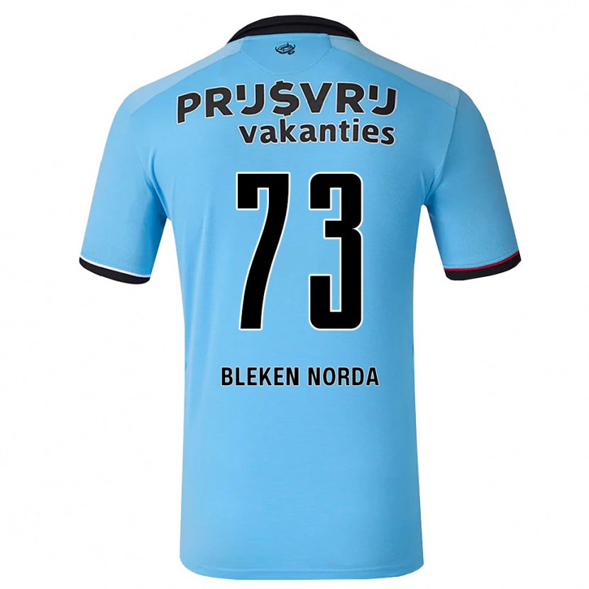 Danxen Damen Haakon Bleken Norda #73 Tiefhimmelblau Schwarz Rot Auswärtstrikot Trikot 2026/27 T-Shirt Österreich