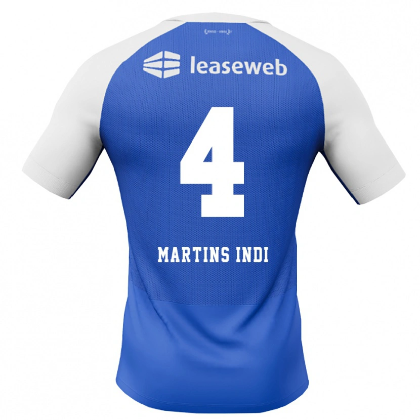 Danxen Damen Bruno Martins Indi #4 Himmelblau Rot Weiß Auswärtstrikot Trikot 2026/27 T-Shirt Österreich