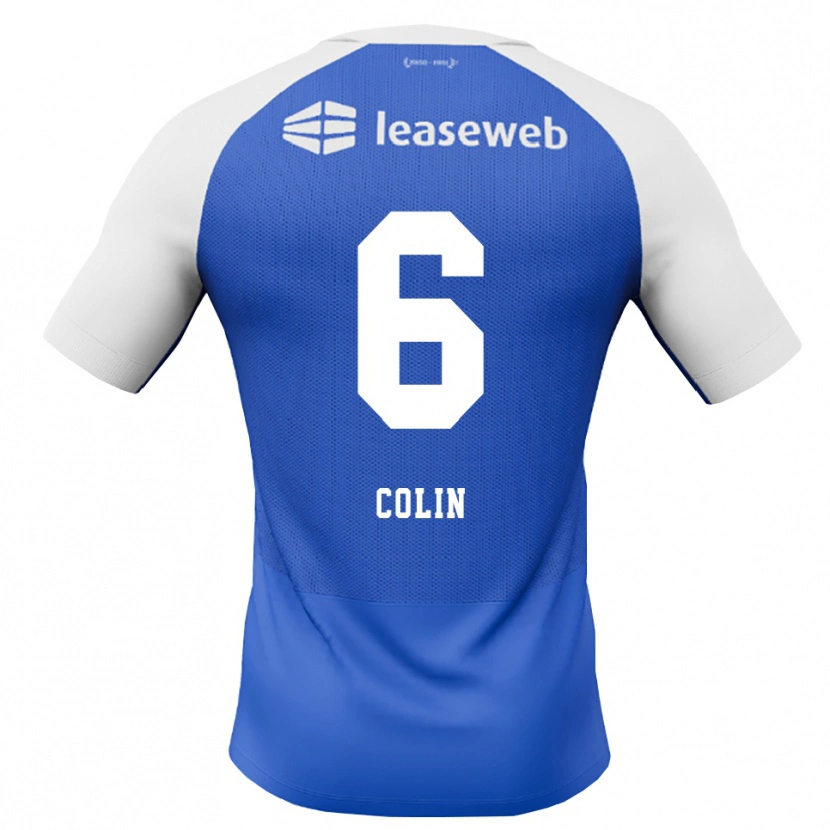 Danxen Damen Isa Colin #6 Himmelblau Rot Weiß Auswärtstrikot Trikot 2026/27 T-Shirt Österreich