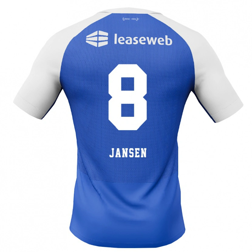 Danxen Damen Jim Jansen #8 Himmelblau Rot Weiß Auswärtstrikot Trikot 2026/27 T-Shirt Österreich