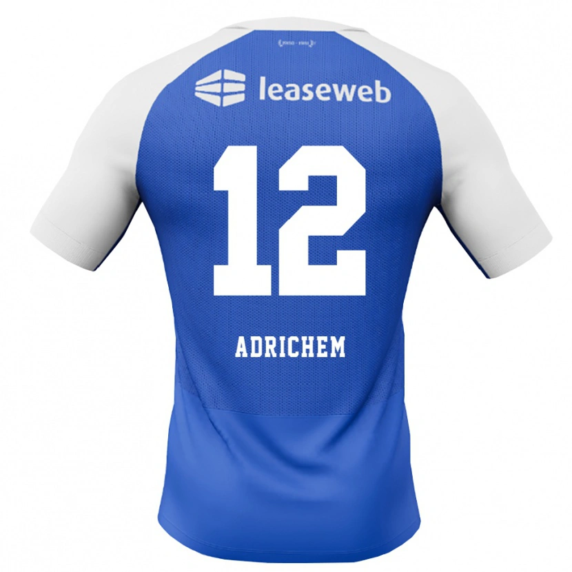 Danxen Damen Mees Adrichem #12 Himmelblau Rot Weiß Auswärtstrikot Trikot 2026/27 T-Shirt Österreich