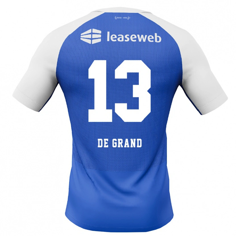 Danxen Damen Sam De Grand #13 Himmelblau Rot Weiß Auswärtstrikot Trikot 2026/27 T-Shirt Österreich