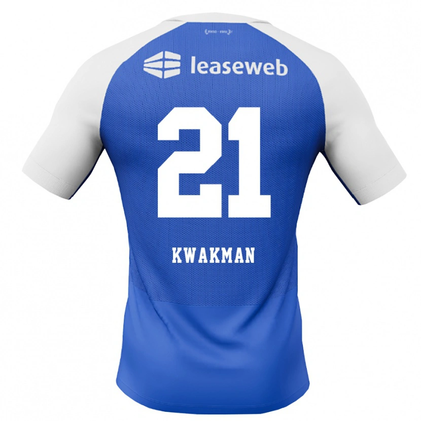 Danxen Damen Dave Kwakman #21 Himmelblau Rot Weiß Auswärtstrikot Trikot 2026/27 T-Shirt Österreich