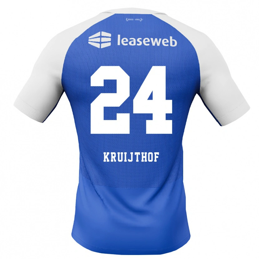 Danxen Damen Annemiek Kruijthof #24 Himmelblau Rot Weiß Auswärtstrikot Trikot 2026/27 T-Shirt Österreich