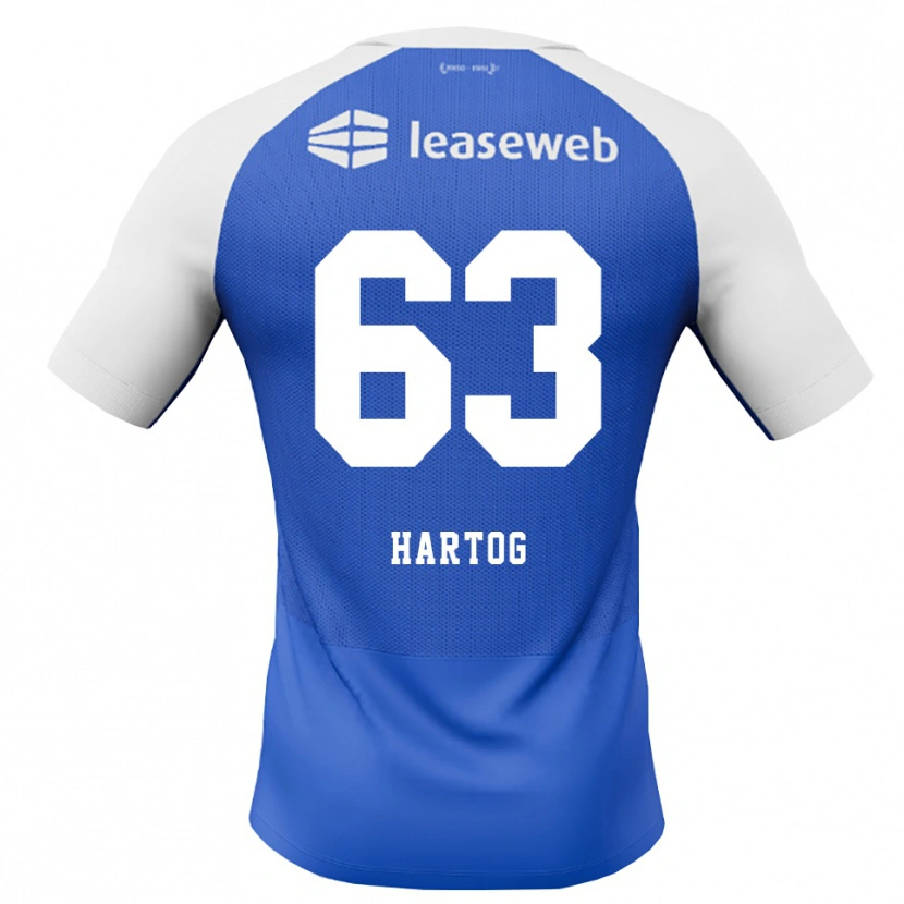 Danxen Damen Jasper Hartog #63 Himmelblau Rot Weiß Auswärtstrikot Trikot 2026/27 T-Shirt Österreich
