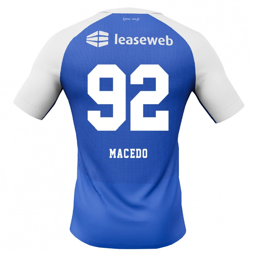 Danxen Damen Rodrigo Macedo #92 Himmelblau Rot Weiß Auswärtstrikot Trikot 2026/27 T-Shirt Österreich