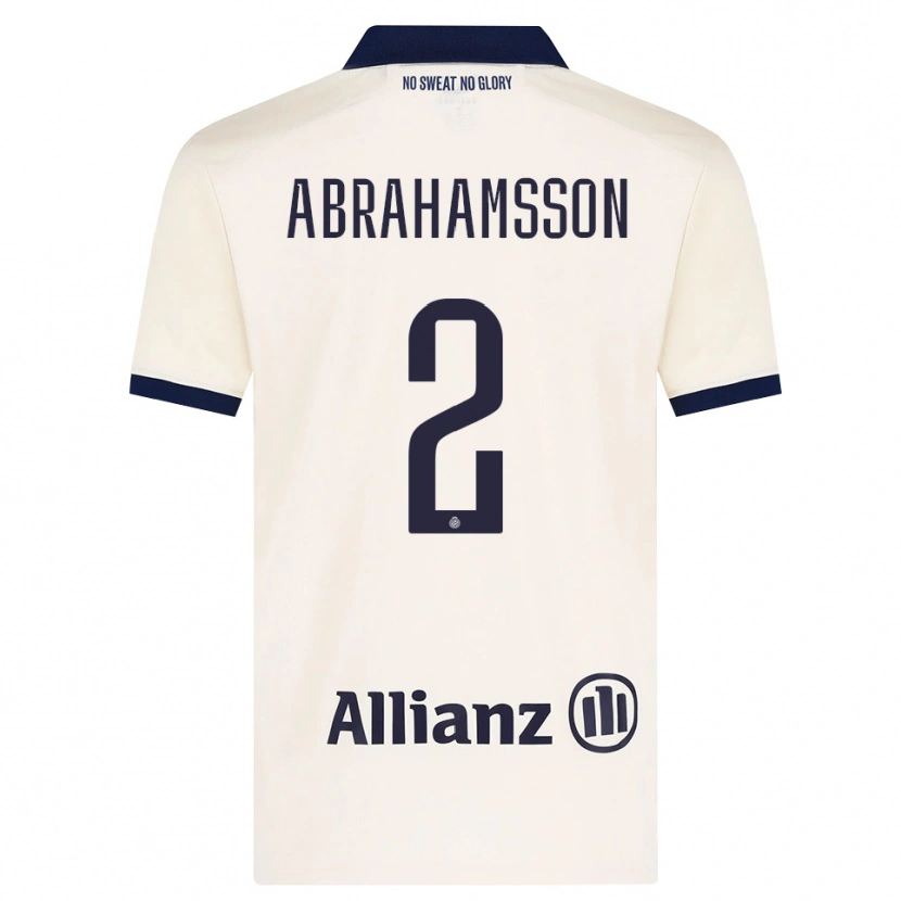 Danxen Damen Sejde Abrahamsson #2 Beige Schwarz Auswärtstrikot Trikot 2026/27 T-Shirt Österreich