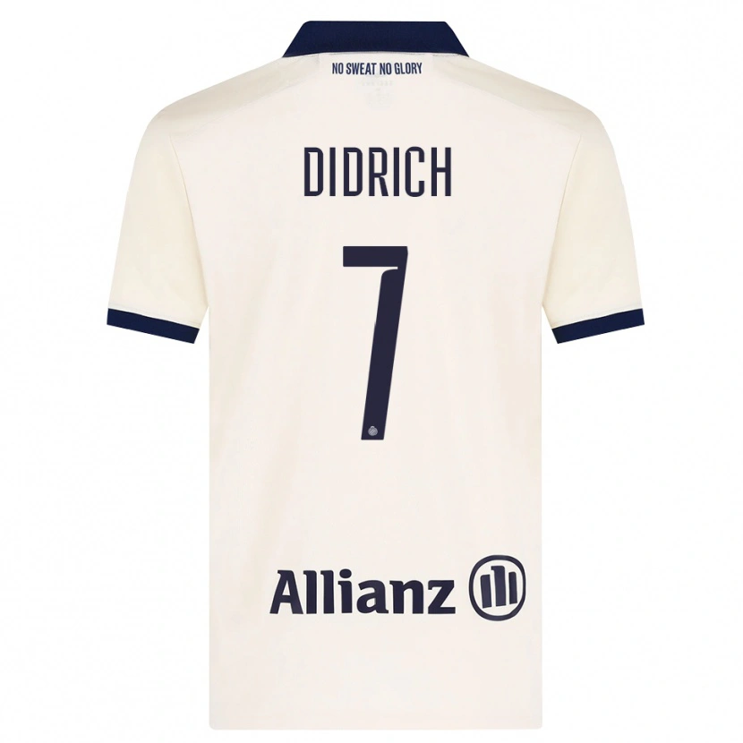 Danxen Damen Brian Didrich #7 Beige Schwarz Auswärtstrikot Trikot 2026/27 T-Shirt Österreich