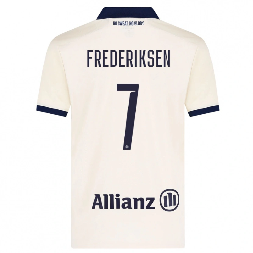 Danxen Damen Rebekka Frederiksen #7 Beige Schwarz Auswärtstrikot Trikot 2026/27 T-Shirt Österreich