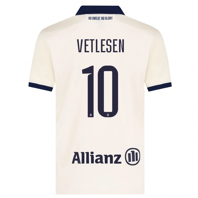 Danxen Damen Hugo Vetlesen #10 Beige Schwarz Auswärtstrikot Trikot 2026/27 T-Shirt Österreich